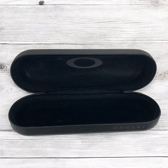 Oakley Leather Clamshell Sunglasses Glasses Protective Case Black - Picture 2 of 4